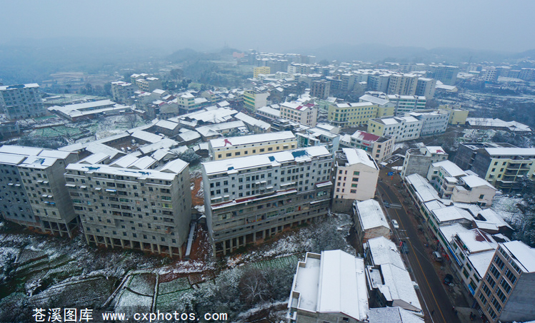 苍溪五龙场雪后航拍31 - 苍溪最大的纪实图片网站 - 苍溪百科图库