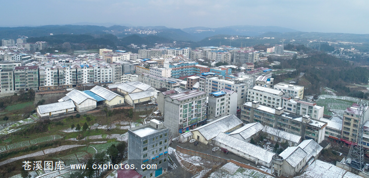 20180127苍溪五龙场雪景航拍03