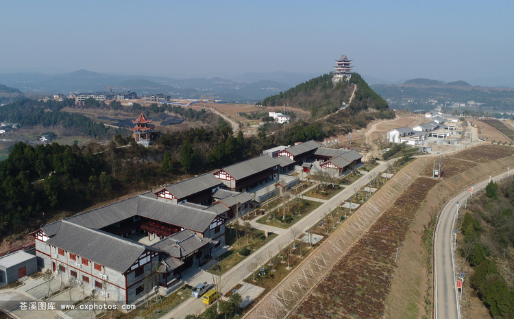 20190122苍溪县城老鸱山药博园建设05