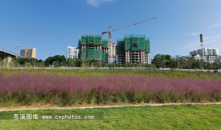 20191020苍溪县城滨江路鸣悦城建设03